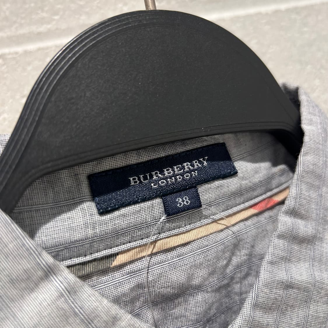 Burberry Logo Embroidered Stripe Shirts 상품이미지8