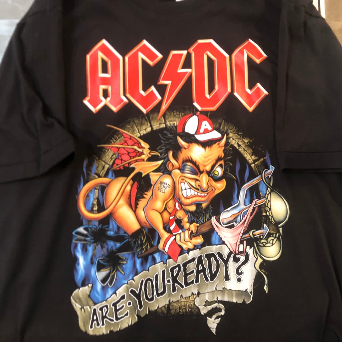 [NO.9] AC/DC 반팔 티셔츠 블랙 상품이미지3