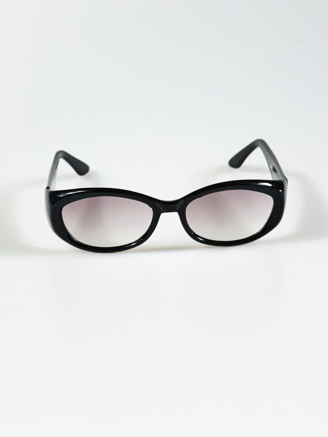 90s UNOSOLEIL 블랙 볼드 오벌 빈티지 선글라스 상품이미지2