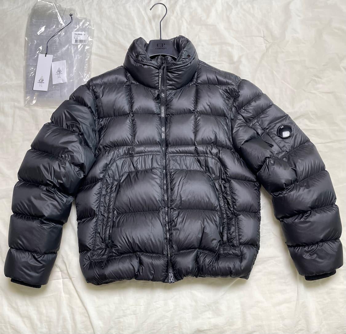 L 24FW CP컴퍼니 DD쉘 다운 자켓 블랙 상품이미지1