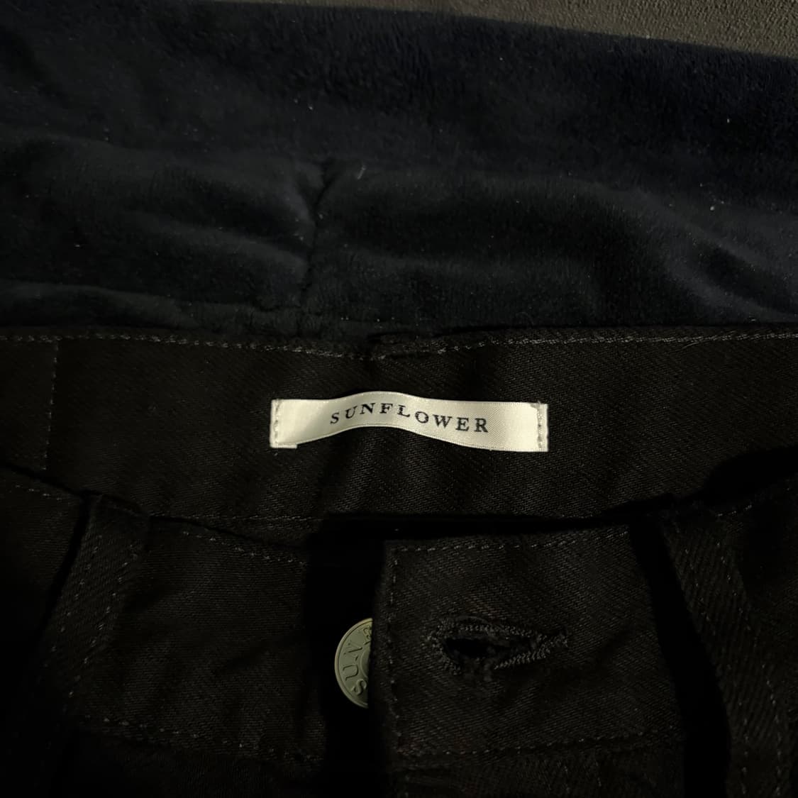 sunflower loose fit denim(black rinse) 상품이미지2