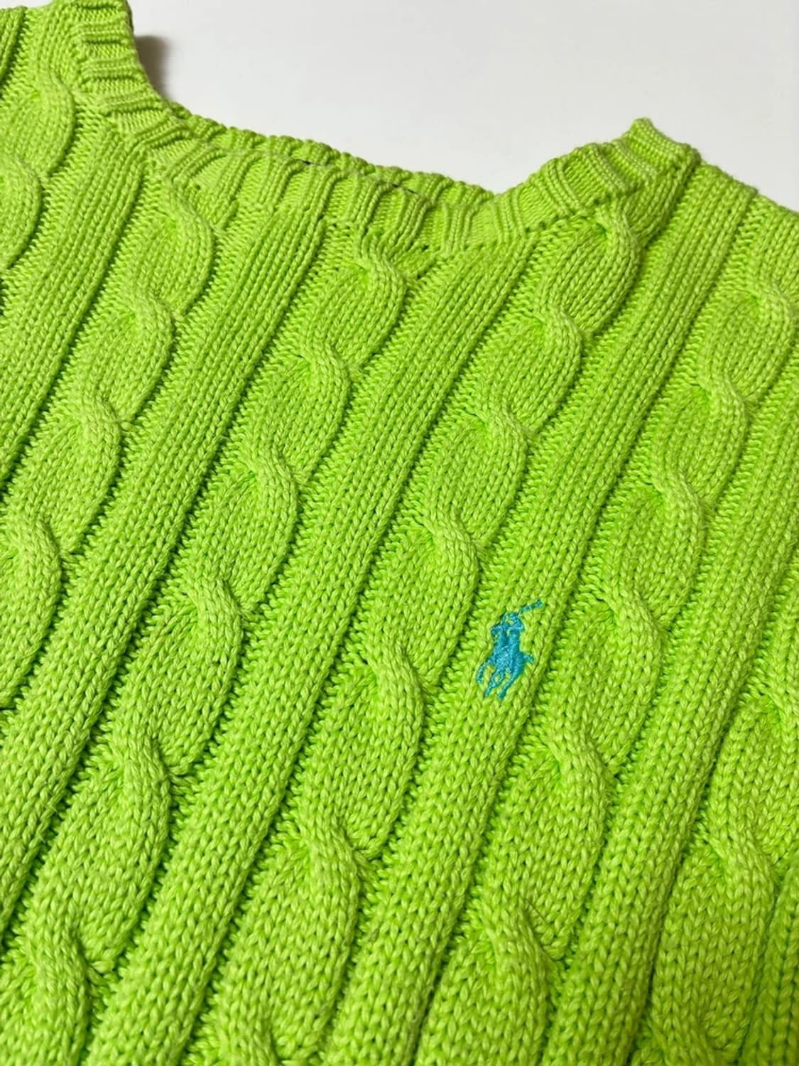 폴로 랄프로렌 00's 슬림핏 꽈배기 니트 PN8145 상품이미지4