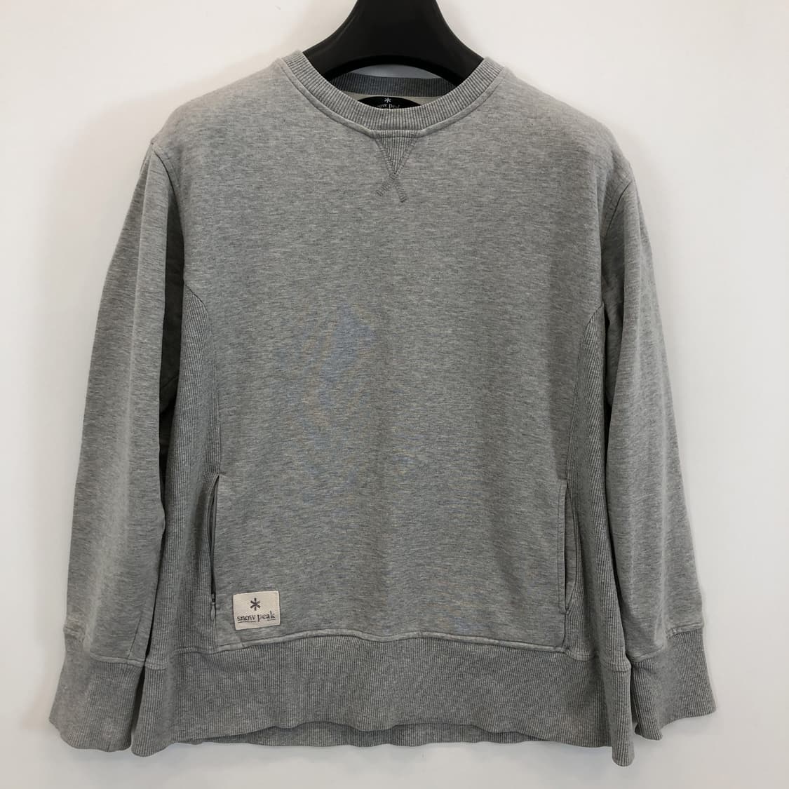 스노우피스 맨투맨 M 그레이 상품이미지1