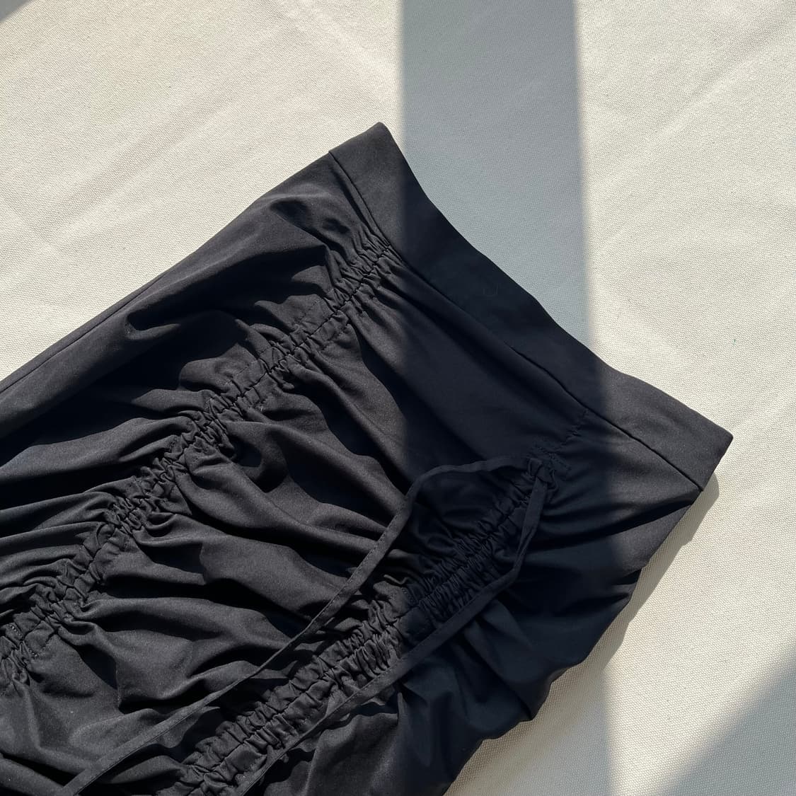 SLY 셔링 드로우스트링 롱 스커트 상품이미지2