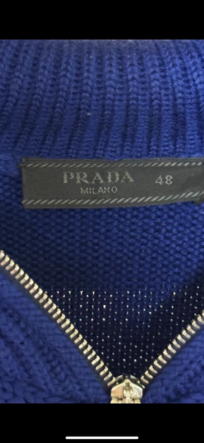 프라다 블루 니트 48 상품이미지3