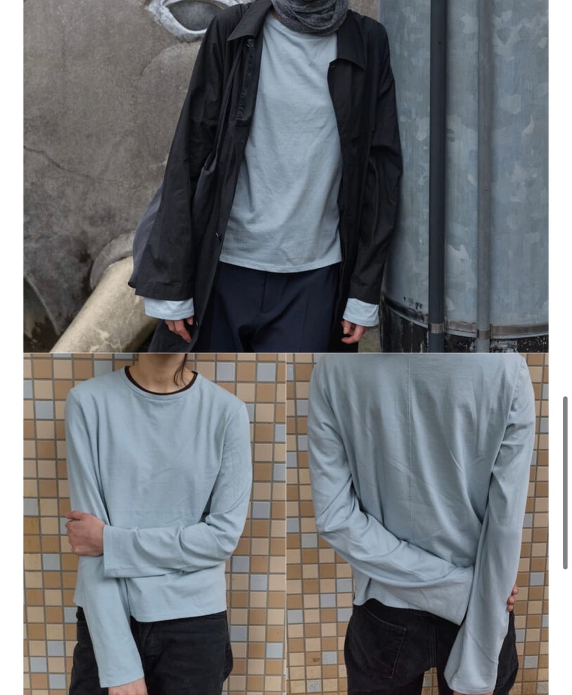 mudule semi longsleeve ciel 상품이미지1