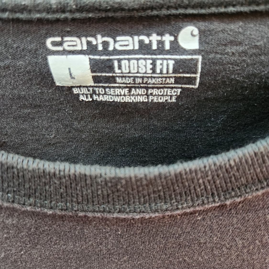 칼하트 원포켓 로고 반팔티 L(XL) 상품이미지5