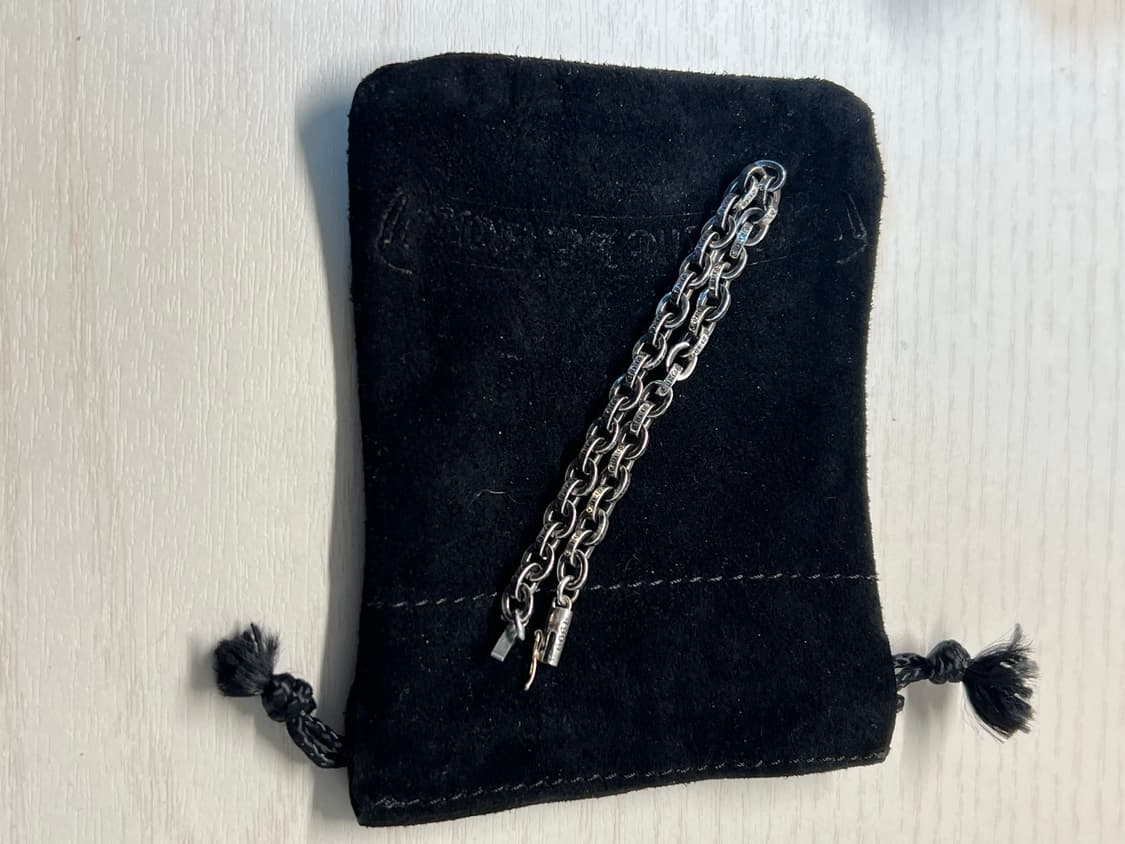 <새상품> 크롬하츠 페이퍼체인팔찌 상품이미지1