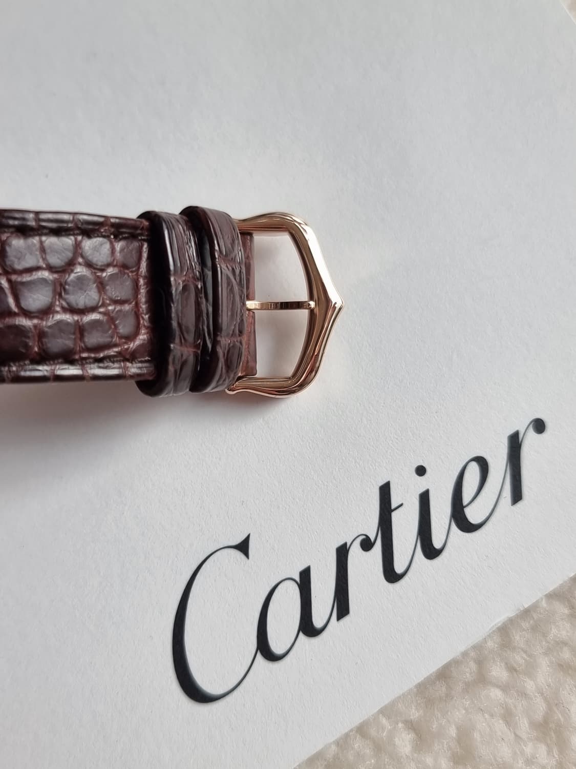 [까르띠에 풀세트] 탱크솔로 18K 로즈골드 SM 남여공용 시계 20년 상품이미지7