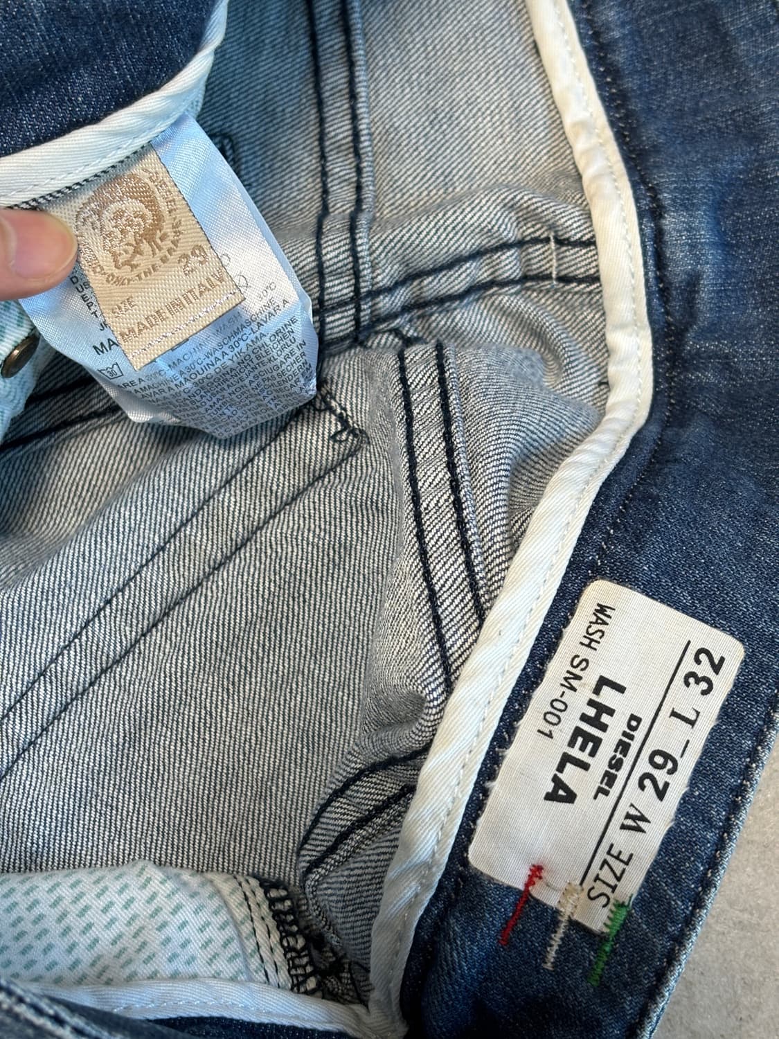 디젤 lhela 데님팬츠 상품이미지8