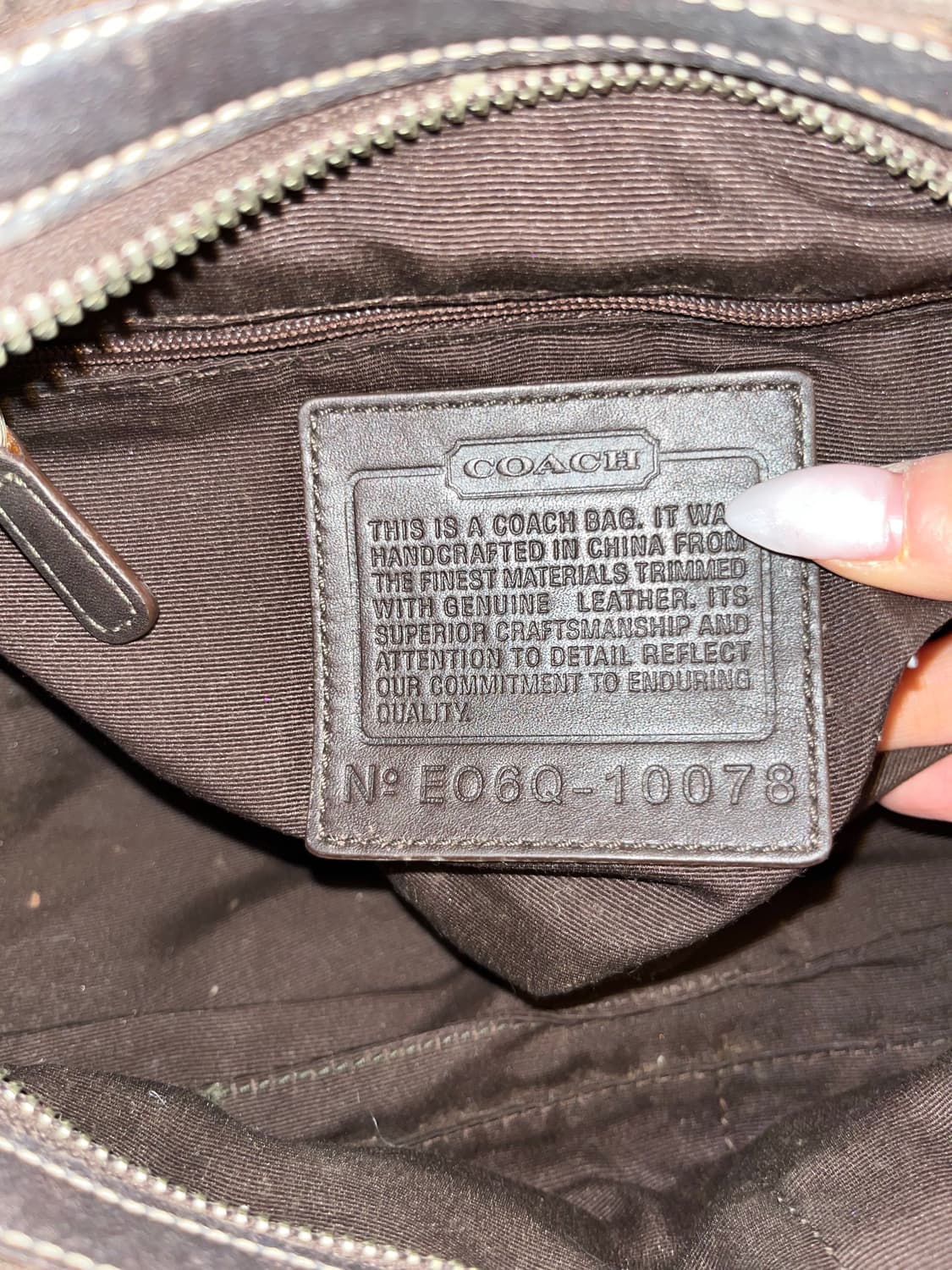 📦Coach Signature Brown shoulder bag 상품이미지10