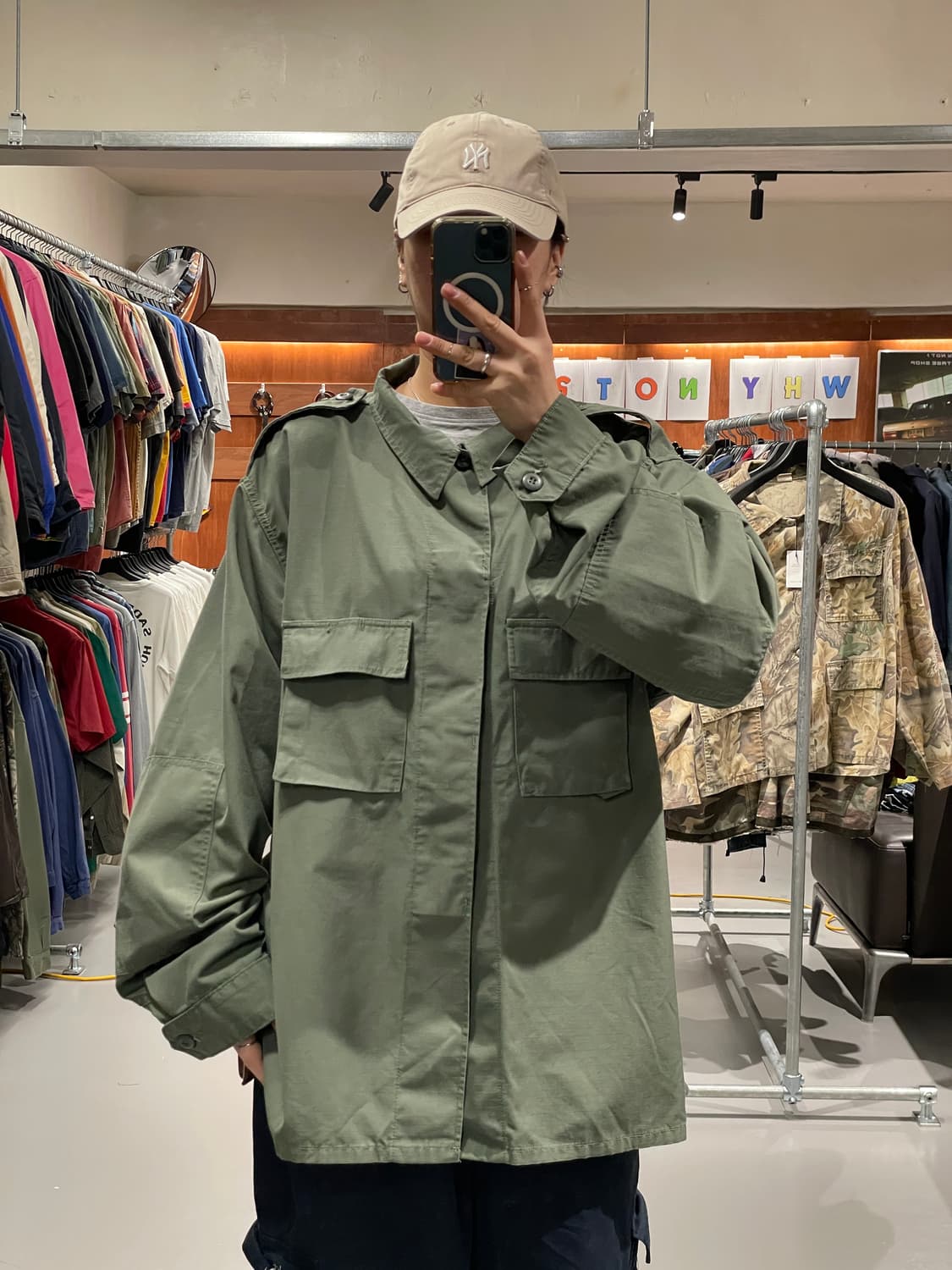 빈티지 밀리터리 BDU 야상 필드 자켓   상품이미지2