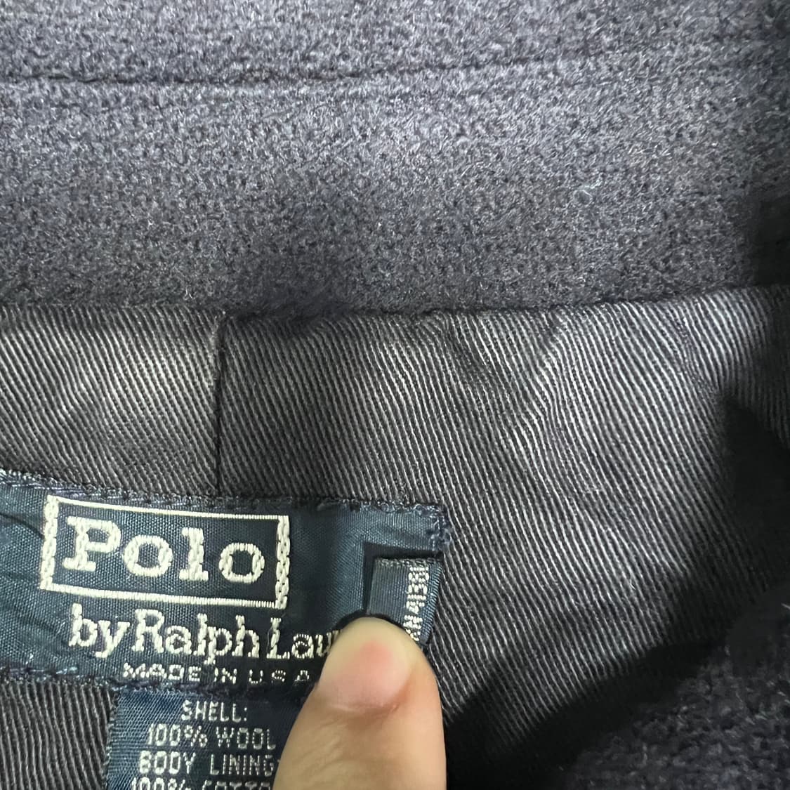 Polo 폴로 오리지널 미국판 울 포켓 초어자켓(L) 상품이미지6