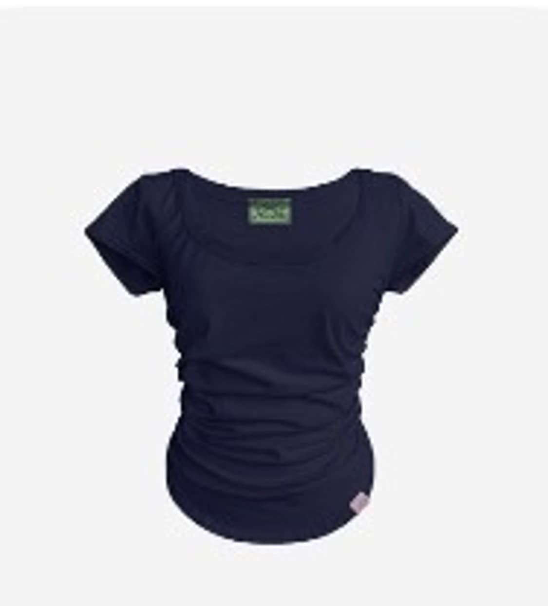 플리즈노팔로우 뉴 모모 셔링 숏 탑 네이비 상품이미지1