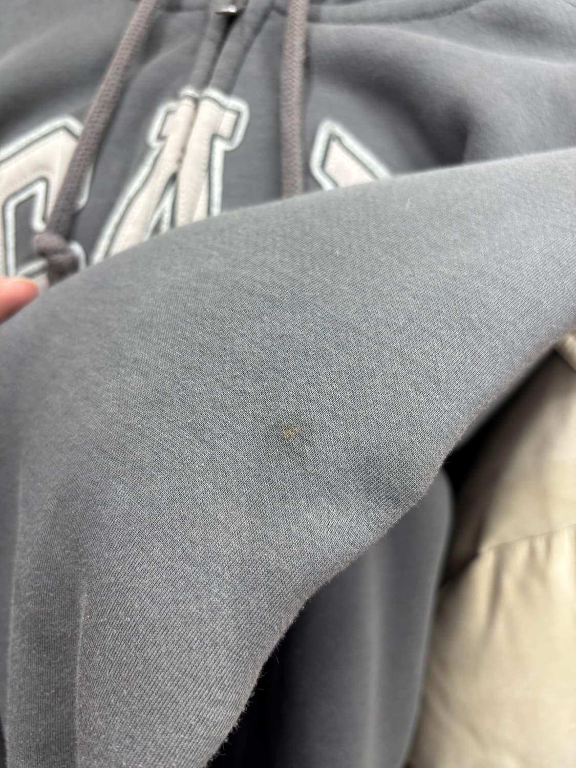 GAP 쉐르파 그레이 후드집업 상품이미지10