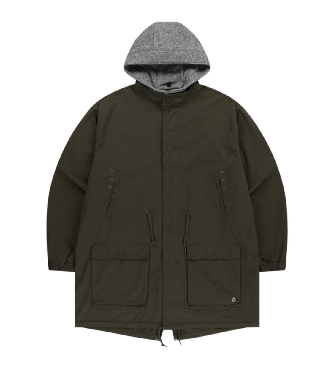 코이세이오 워시드 밀리터리 후드 야상 자켓 카키 상품이미지1