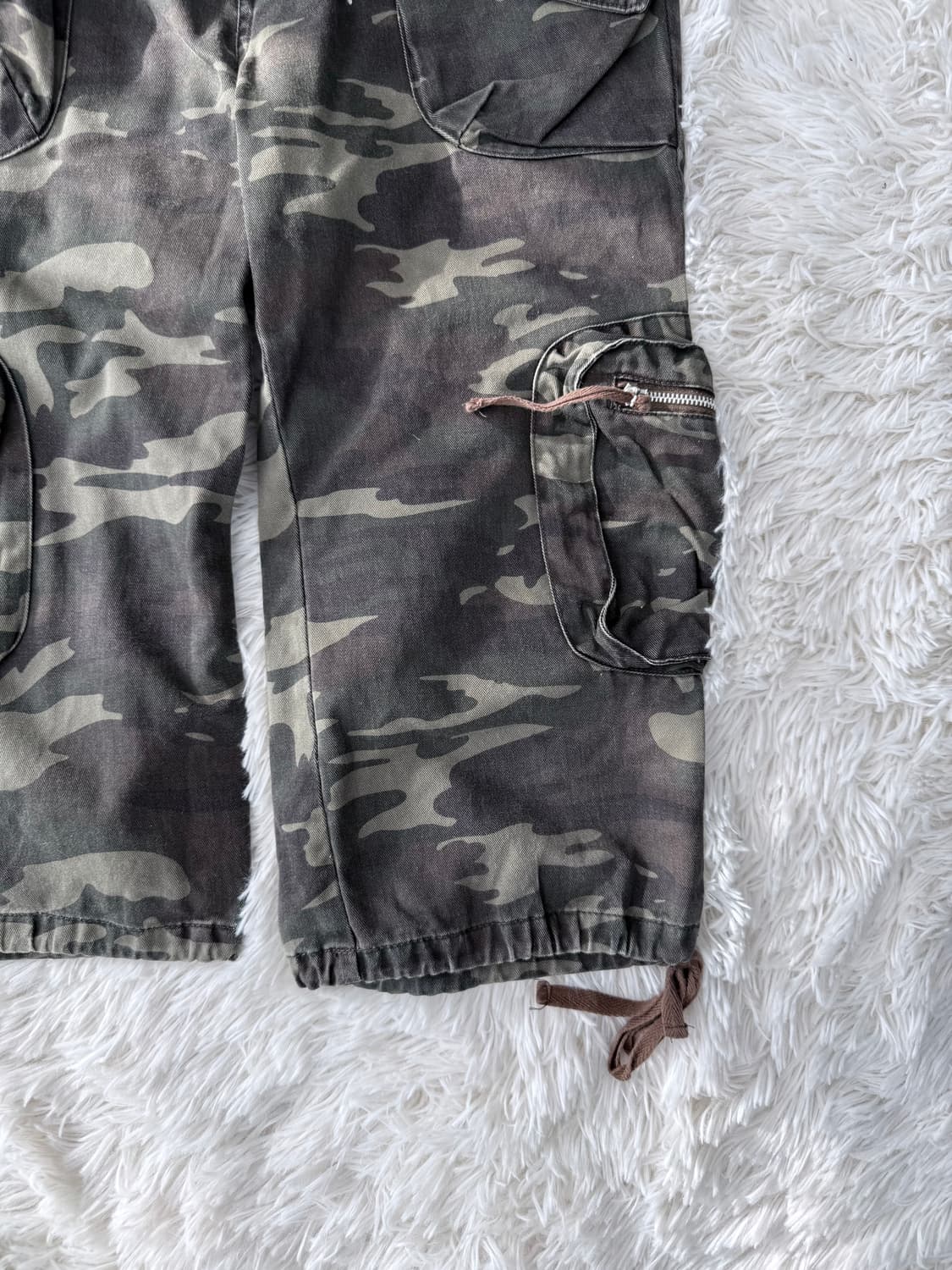 콜자 카모 카고 크롭 팬츠 상품이미지3