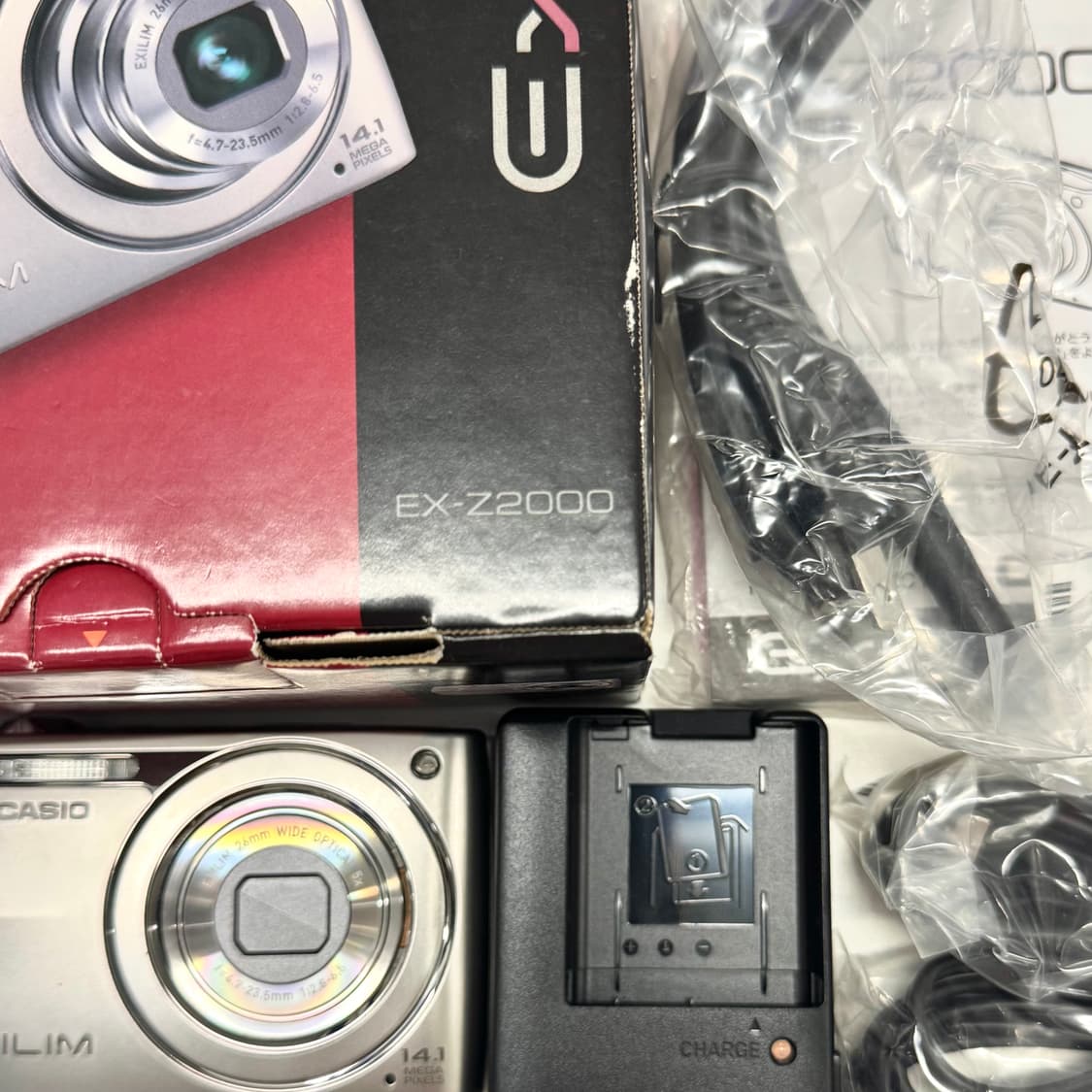 풀박스 민트급) 카시오 엑슬림 Z2000 실버💝Casio Exilim 상품이미지4