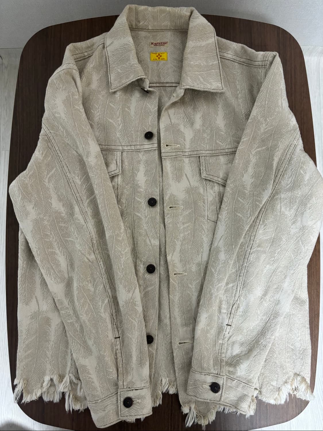 Kapital 캐피탈 12oz 페더 데님 3세대 자켓 (화이트) 상품이미지2