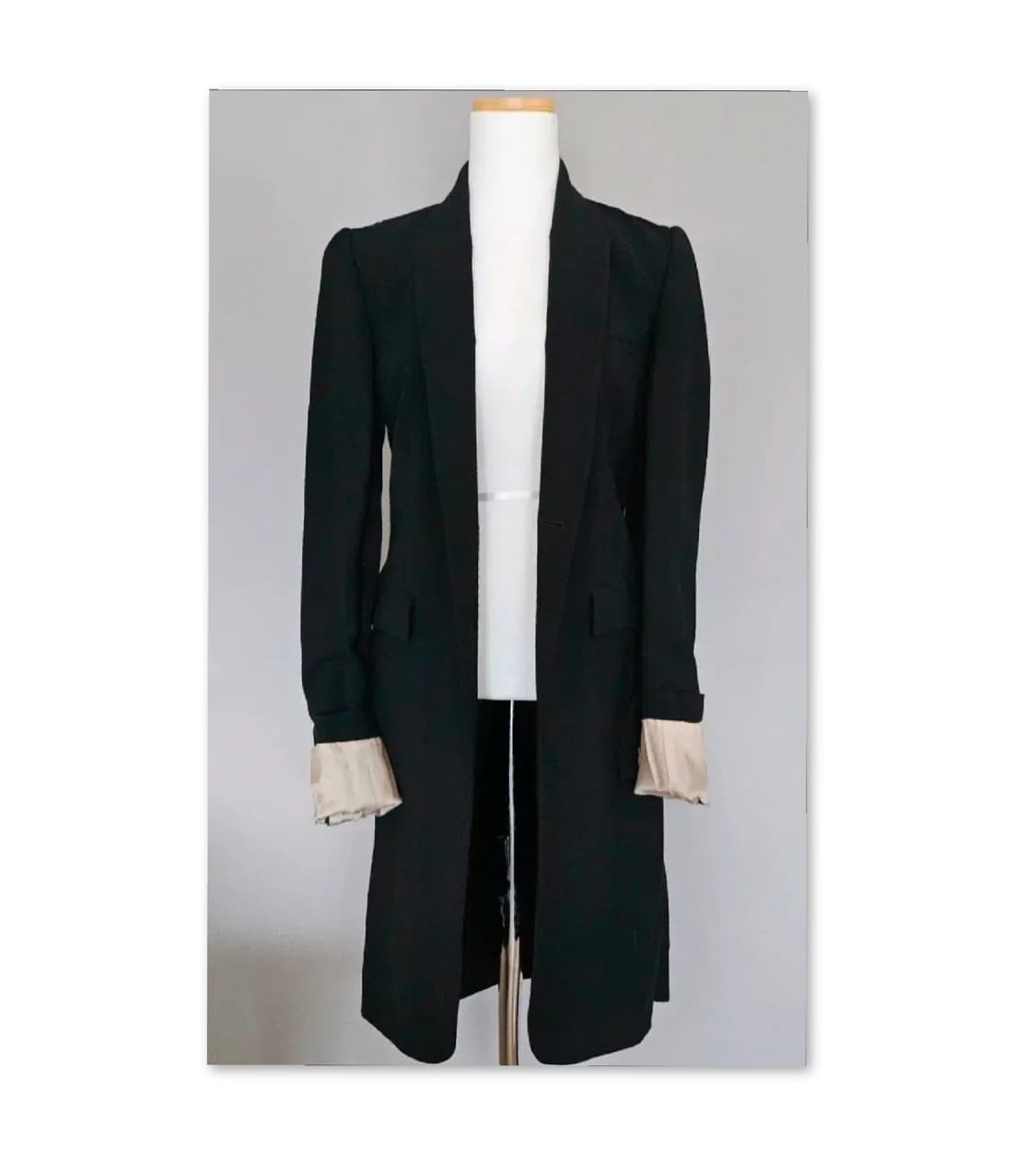 RICK OWENS(릭오웬스) 블랙 롱 자켓 상품이미지3