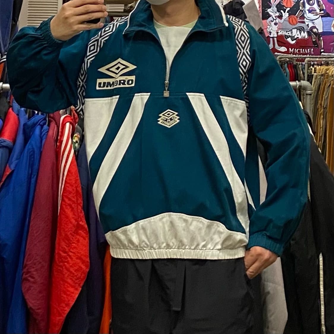 대장급 90s 엄브로 빅로고 아노락 풀오버 상품이미지2
