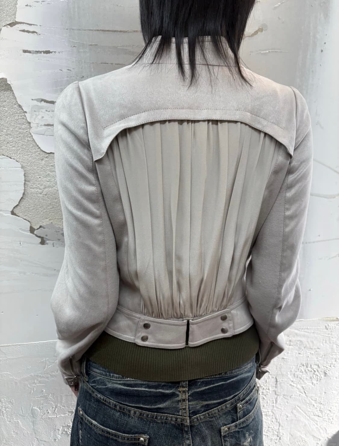 suede pintuck jacket 상품이미지4