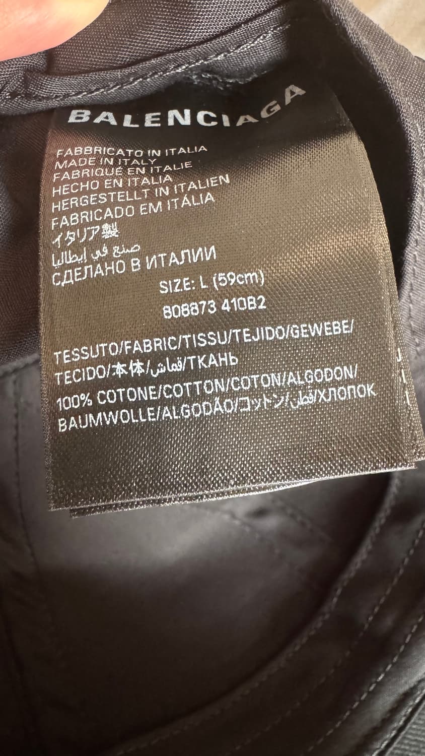 [L] 발렌시아가 루프 스포츠 아이콘 캡 상품이미지3