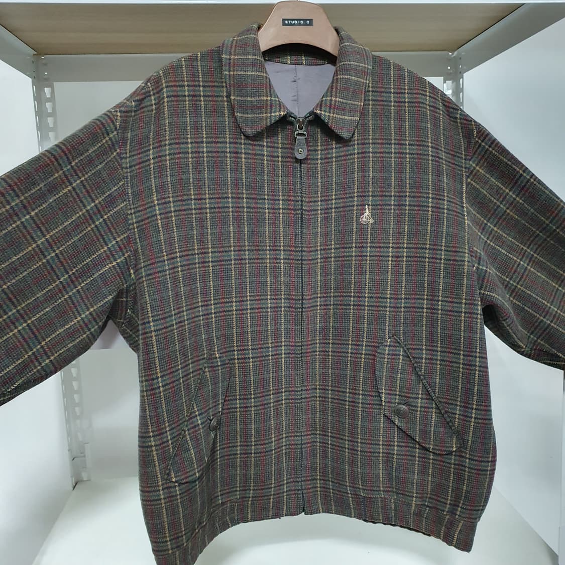 (95) 빈폴 울 100 헤링턴 자켓 블루종 워크자켓 아메카지 상품이미지4