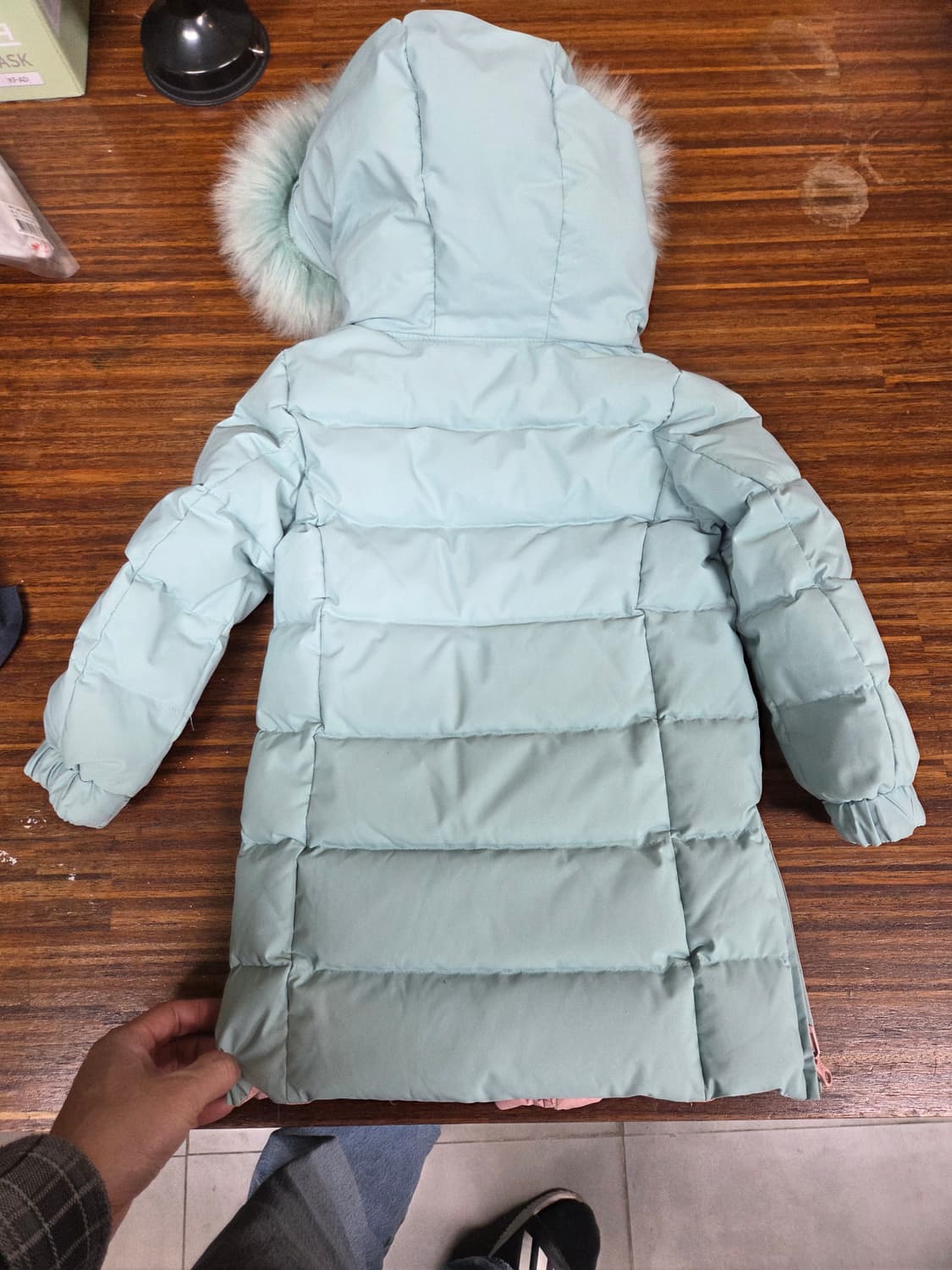 뉴발란스 키즈 컬러피커 리버시블 패딩 100 3세 4세  상품이미지4