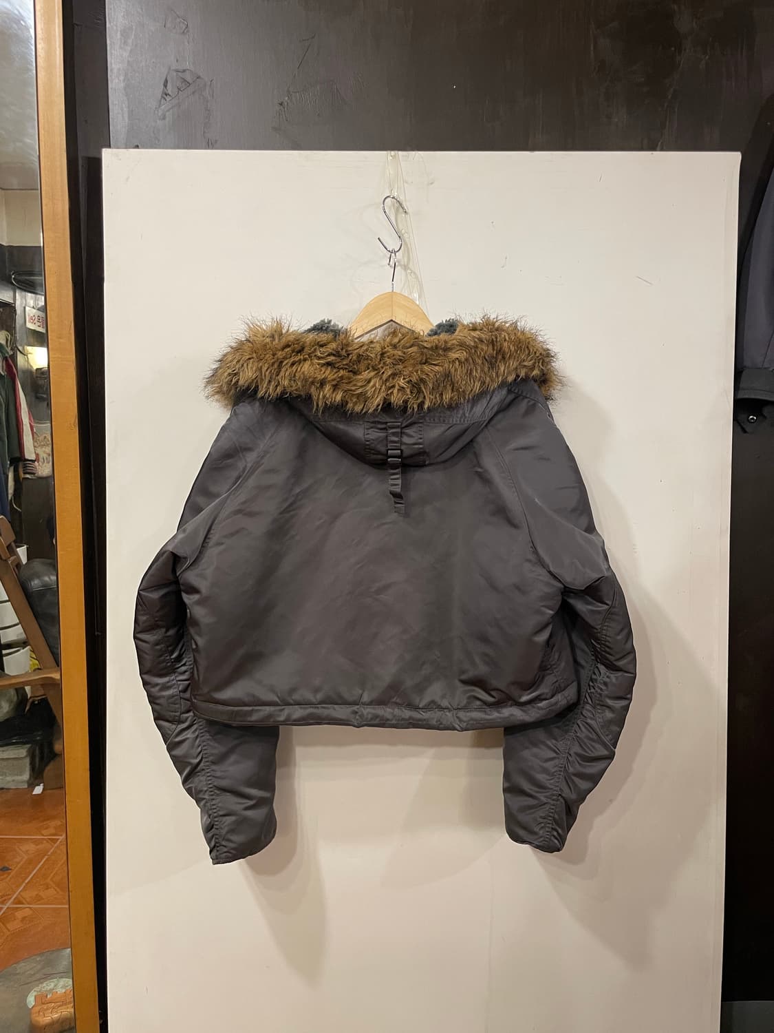 알파인더스트리 리메이크 숏봄버 L 상품이미지6