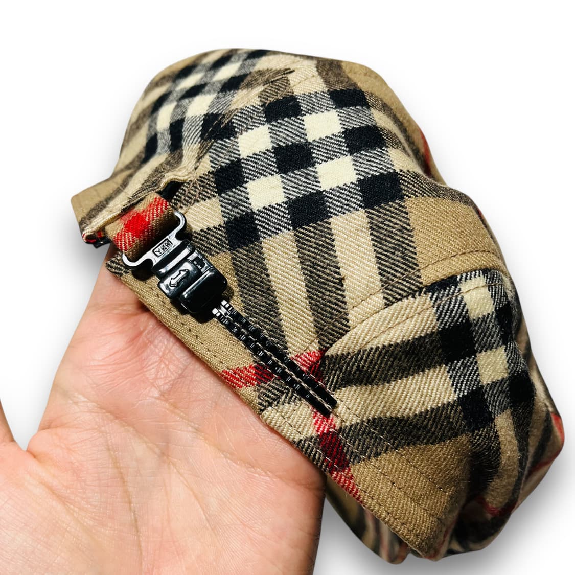 버버리 OG 구형 노바체크 패턴 헌팅캡 상품이미지5