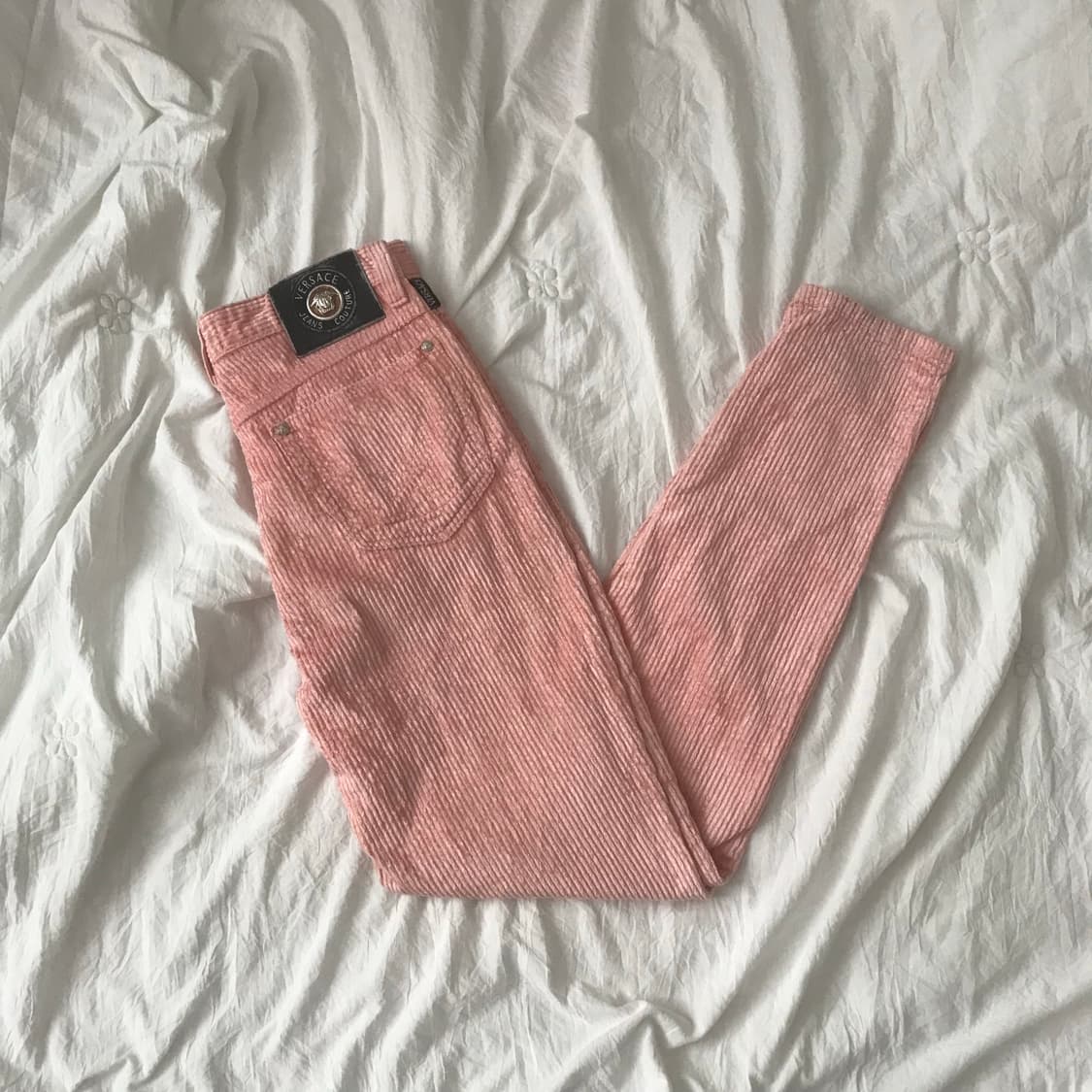 베르사체 진스 벨벳 골덴 바지 상품이미지1