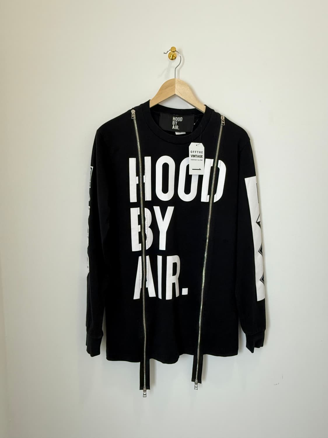 후드바이에어HBA 더블지퍼 롱슬리브 상품이미지1