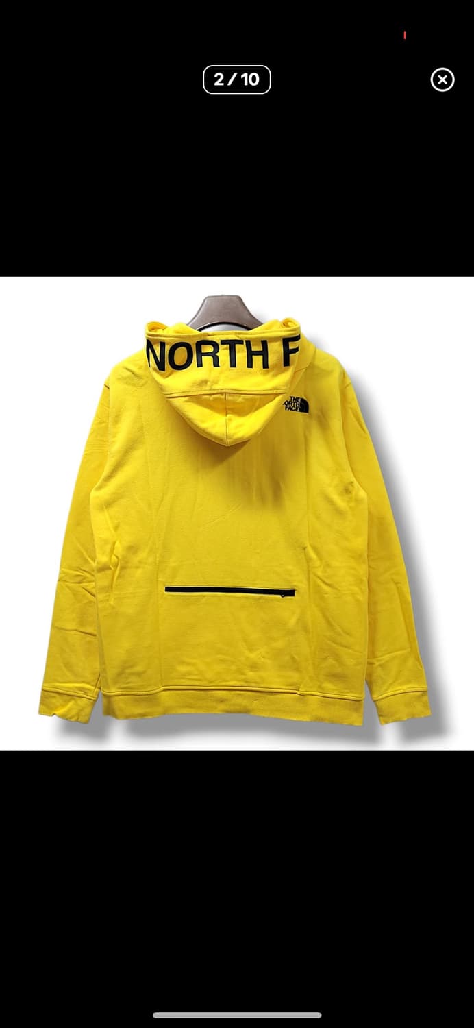 노스페이스 옐로우 후드집업 져지 대장급 하라주쿠 키치 희귀컬러배송비 무료 상품이미지2