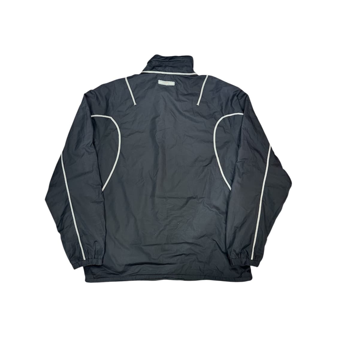 일본판 데상트 블랙 오버핏 바람막이 올드스쿨 트랙 자켓 XL 상품이미지5