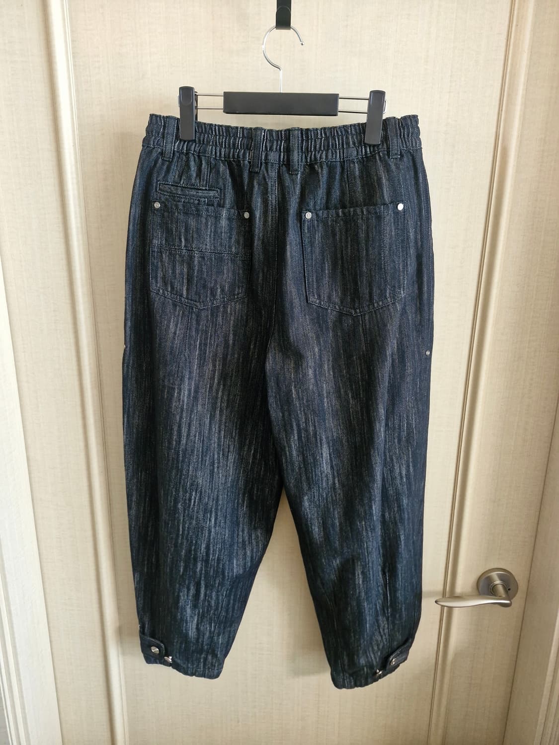 송지오 옴므 데님 팬츠 벌룬핏 다크블루 82 상품이미지3