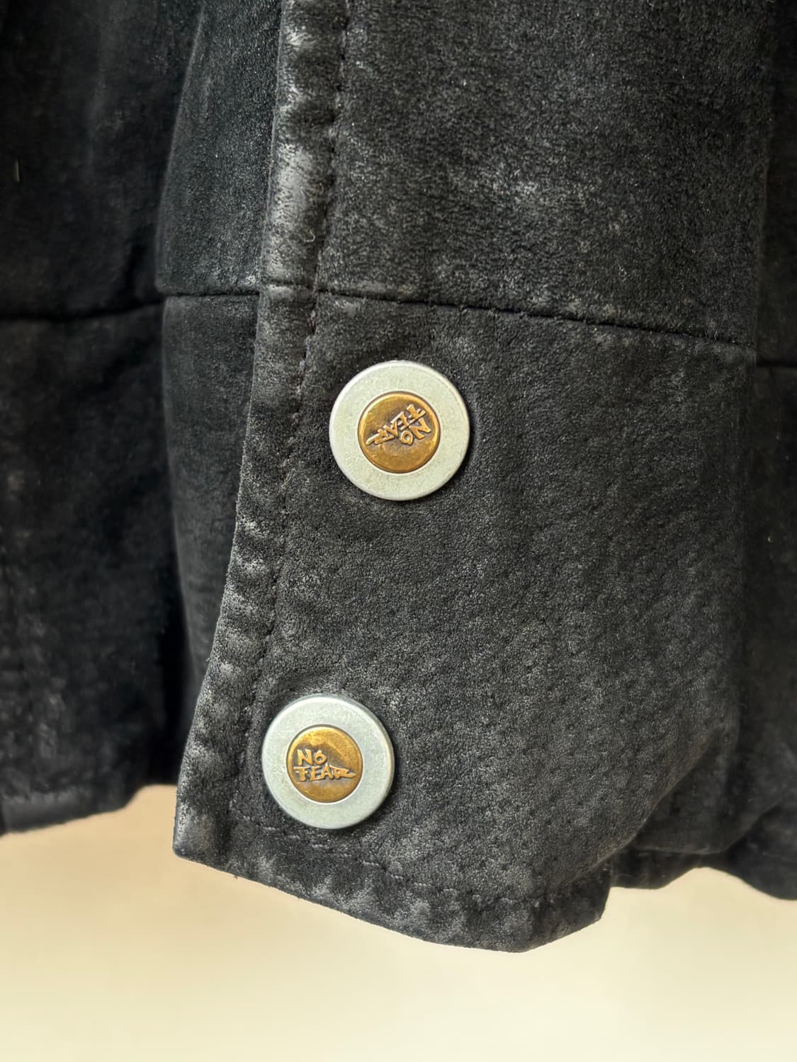 90s No fear leather jacket 상품이미지5