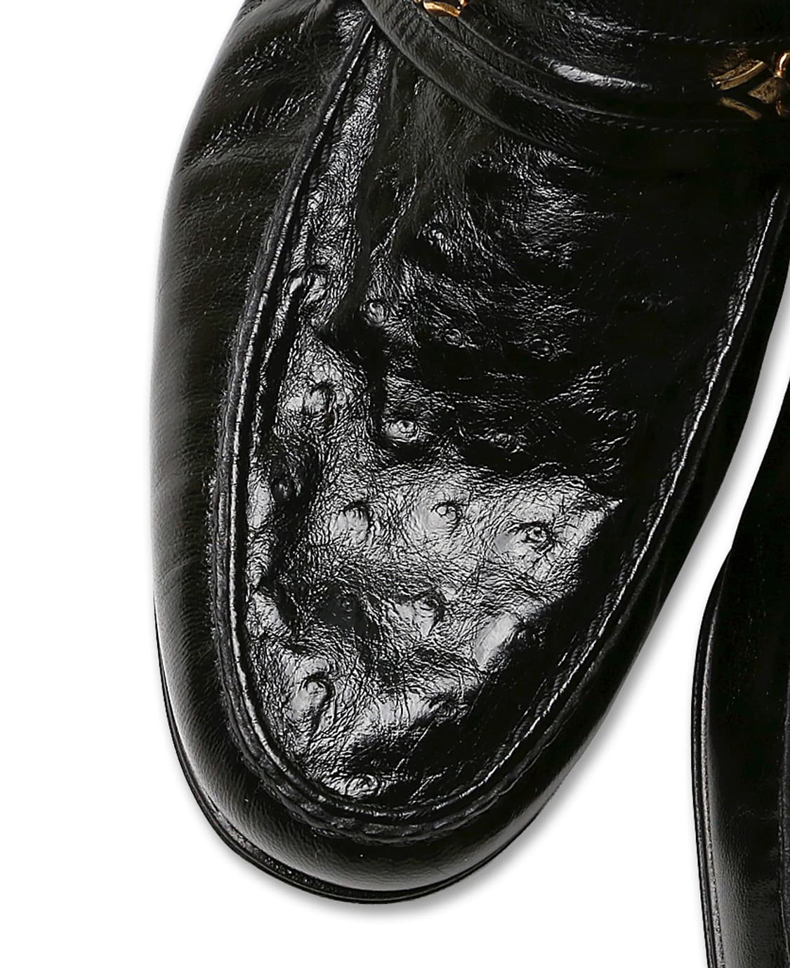 모레스키 [Moreschi] 블랙 타조 가죽 로퍼 상품이미지3