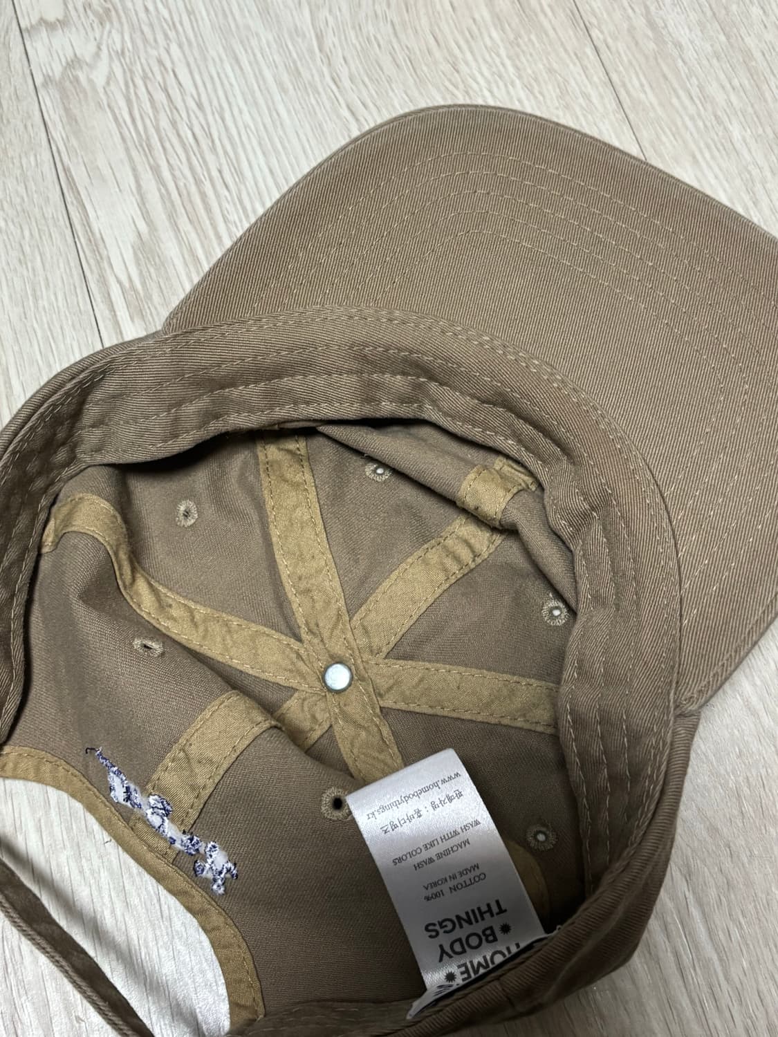 홈바디띵즈 모자 HBT WEEKEND CAP 브라운 상품이미지3