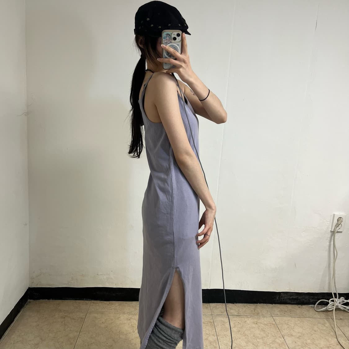 Nike Lavender Slip Dress 상품이미지2