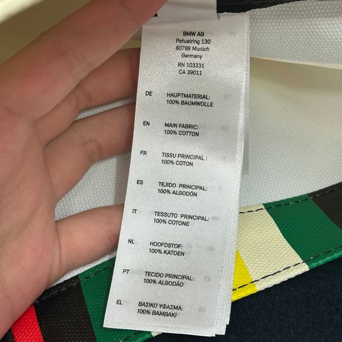 BMW MINI 60 Years 라이프스타일 콜렉션 스트라이프 쇼퍼백 상품이미지7