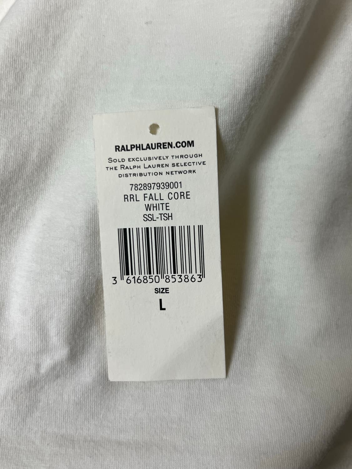 rrl 랜치 로고 티셔츠 화이트 L 상품이미지4