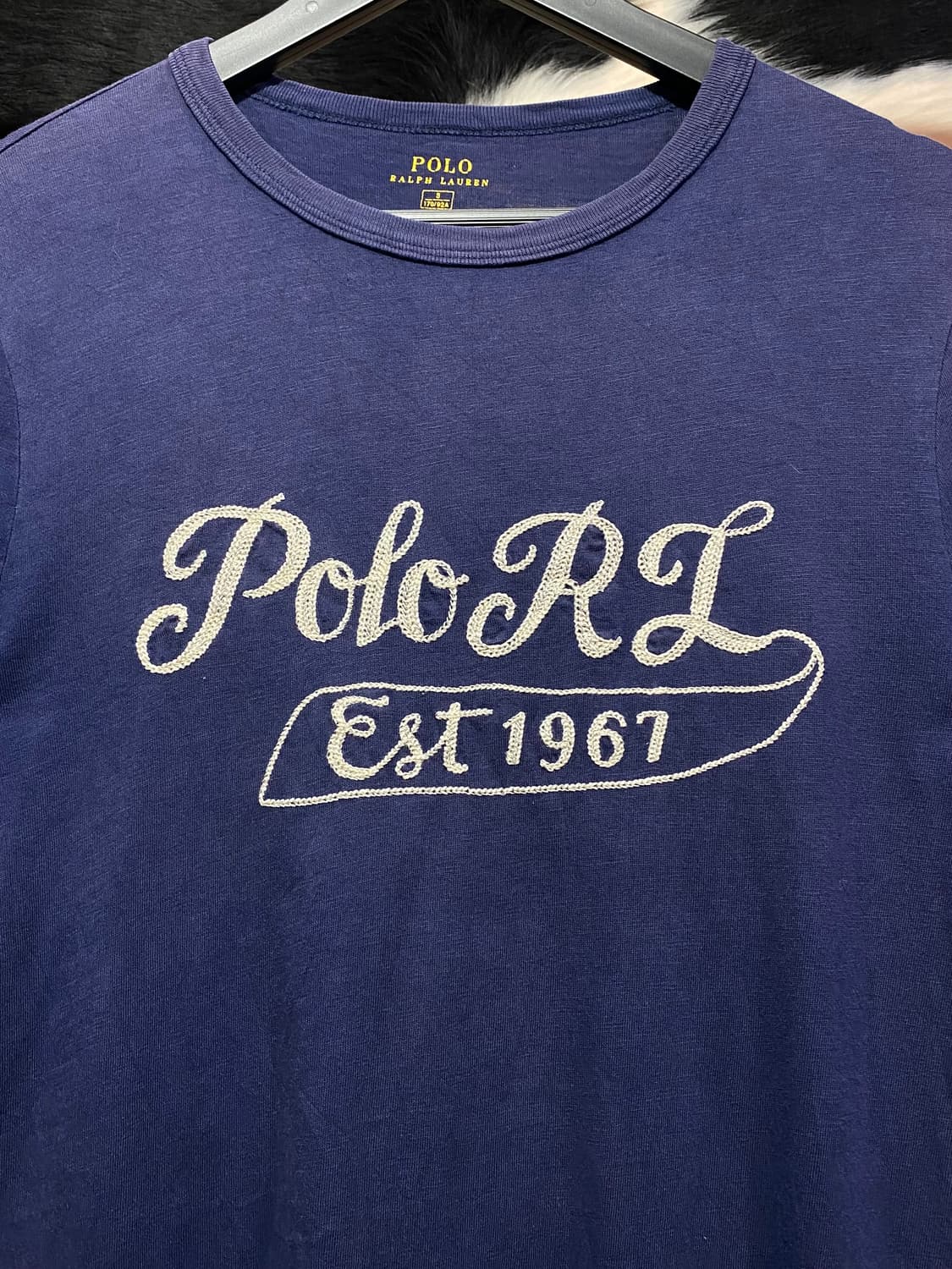 Polo Ralph Lauren 레터링 자수 반팔 티셔츠 상품이미지3