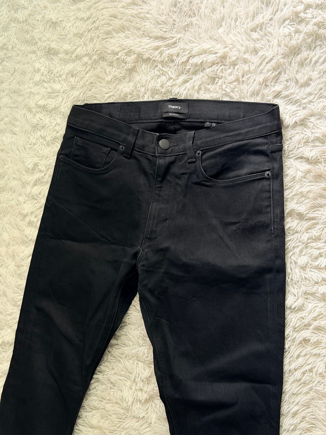 띠어리 남성 Raffi Slim Fit 블랙 데님 팬츠 상품이미지1