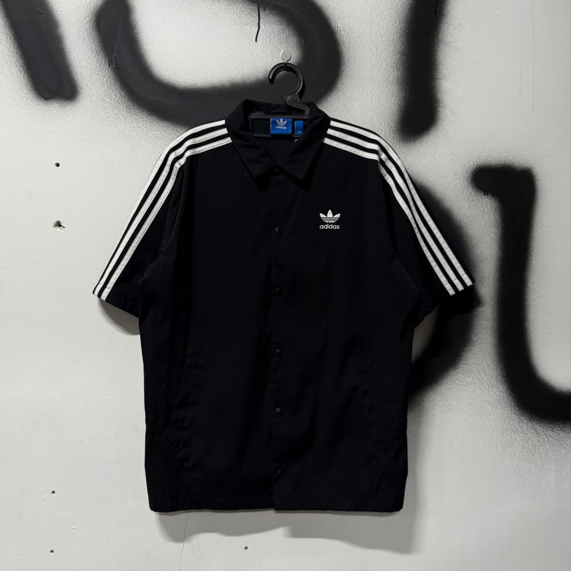 아디다스 빅 프린팅 파이어버드 반팔 코치 자켓 상품이미지2