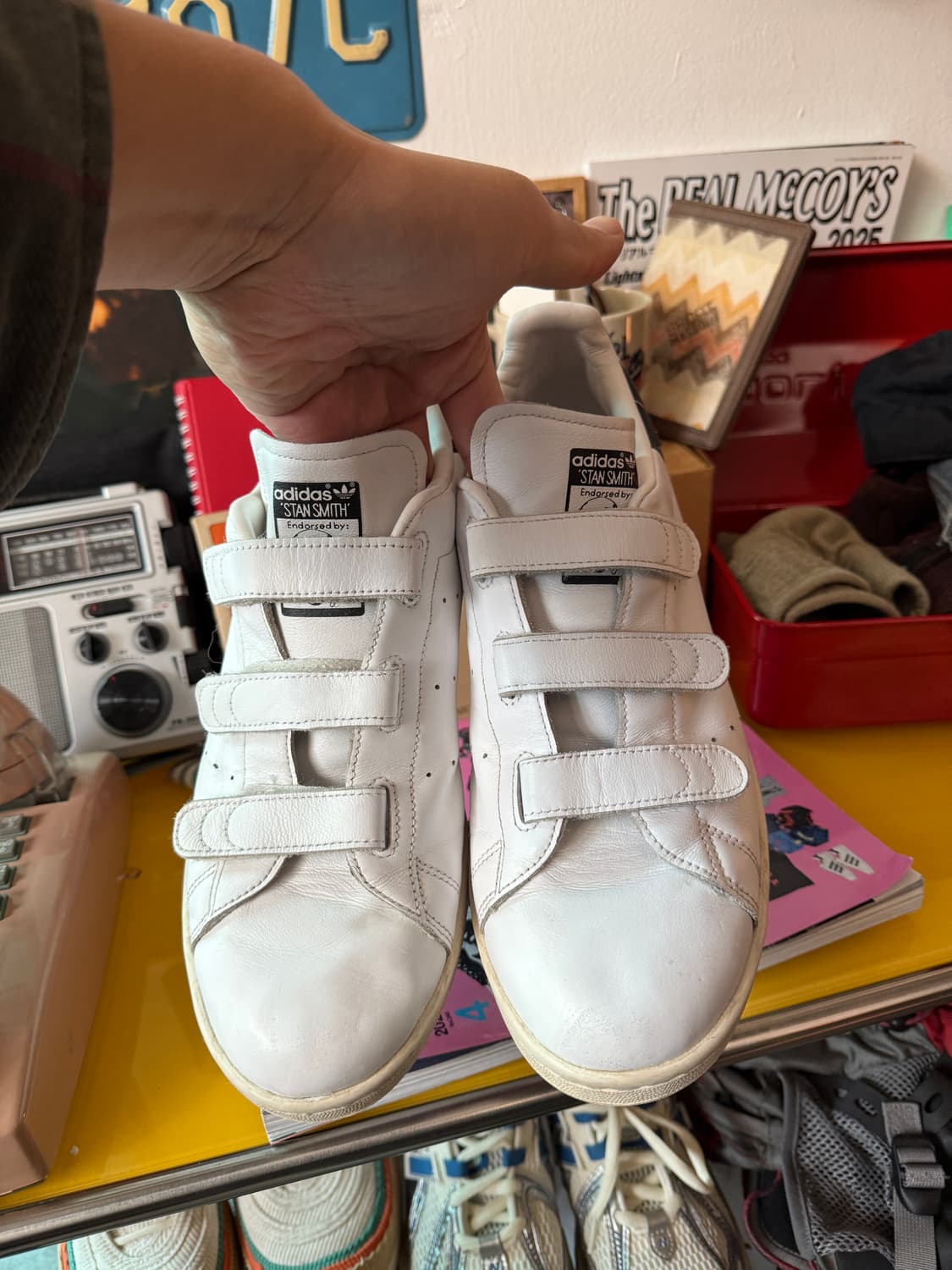 17FW 아디다스 스탠스미스 CF 화이트 270-80mm 상품이미지2