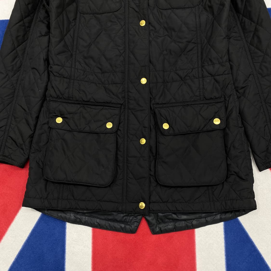 바버 인터내셔널 엔듀로 퀼팅자켓 uk8 실측 여성 44-55  상품이미지4