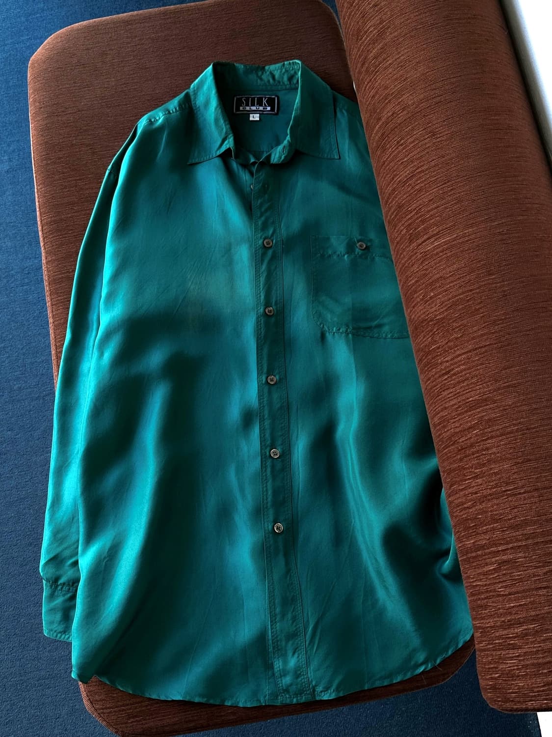 Light silk loose design shirt 상품이미지4