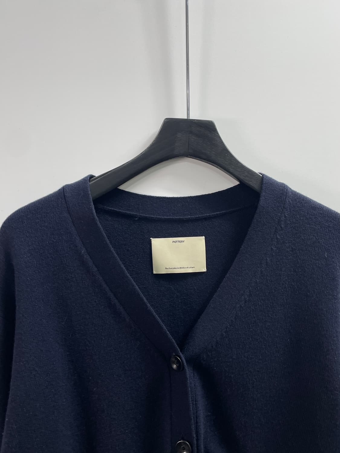 포터리 우먼스 네이비 울 가디건 (on.727) 상품이미지2