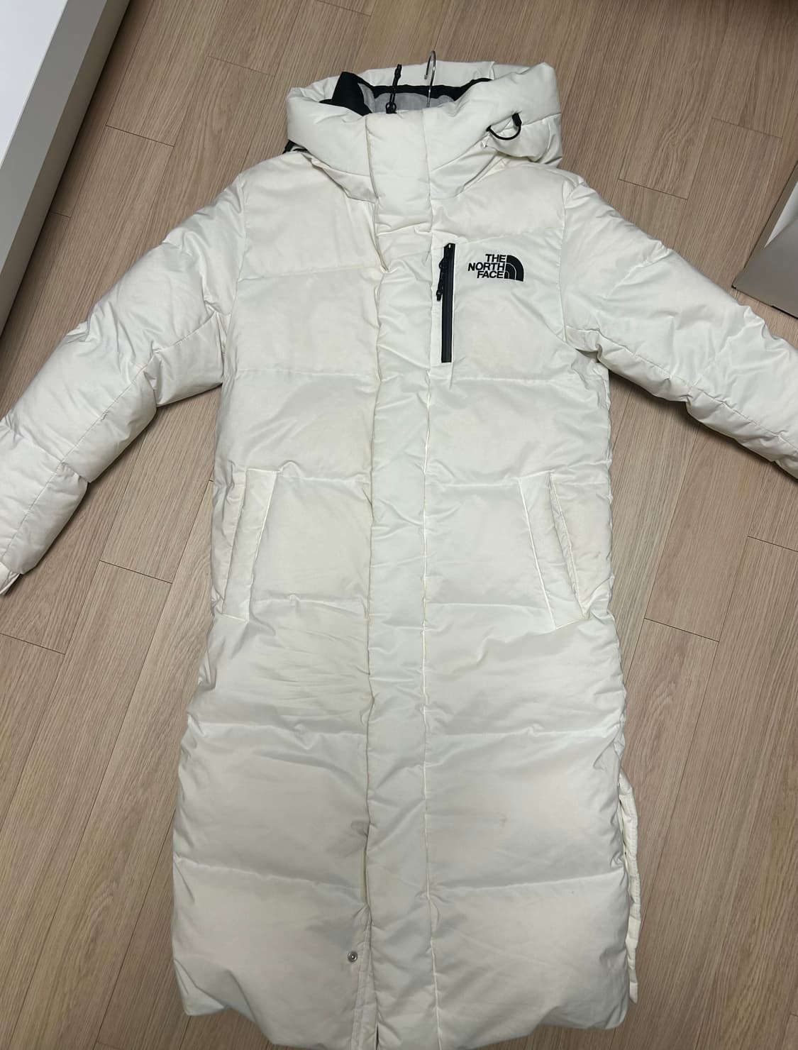 노스페이스 롱패딩 화이트 상품이미지1